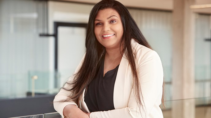 Sajila Bashir, finanselev, Business analyst, Velliv, Portræt