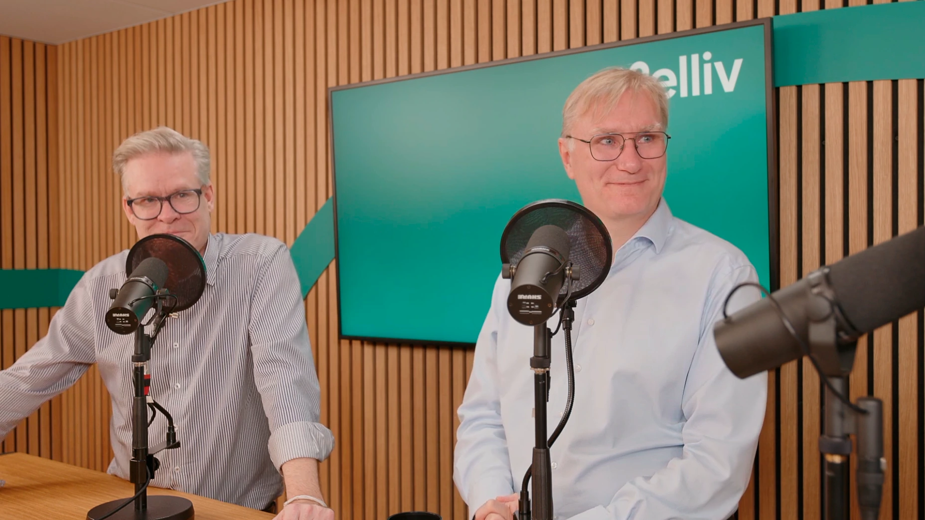 Med Viceinvesteringsdirektør i Velliv, Thor Schultz Christensen og Økonom og debattør, Lars Christensen